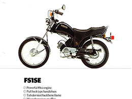 1981 83 YAMAHA FS1 SE 5A1 YAMAHA BLACK   SPECIFICATION SHEET